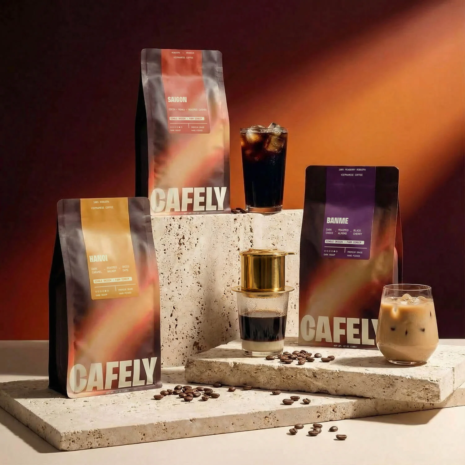 Vietnamese Awakening Coffee Trio (Dark Roast) - Image 3